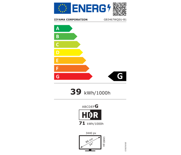 iiyama G-Master GB3467WQSU Red Eagle - 738377 - zdjęcie 6